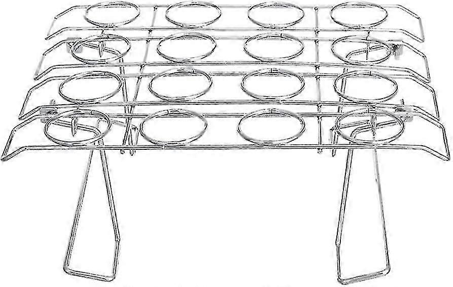 Wrought Iron Sweet Cone Rack Placement Bracket 16 Hole Ice Cream Display Storage Rack
