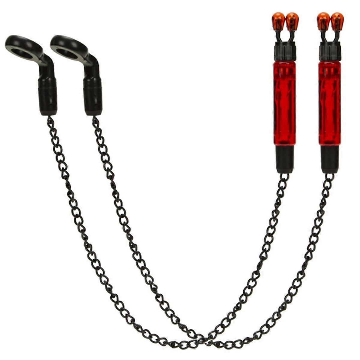 2pcs Bite Alarms Carp Fishing Swingers Bobbins for Fishing Alarm Indicator ,Chain Bite Alarm Fishin
