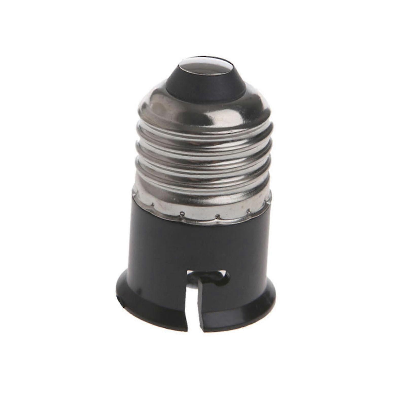 Light Bulb Adapter Screw On Durable Replacement E27 To B22 Light Bulb Converter For Home