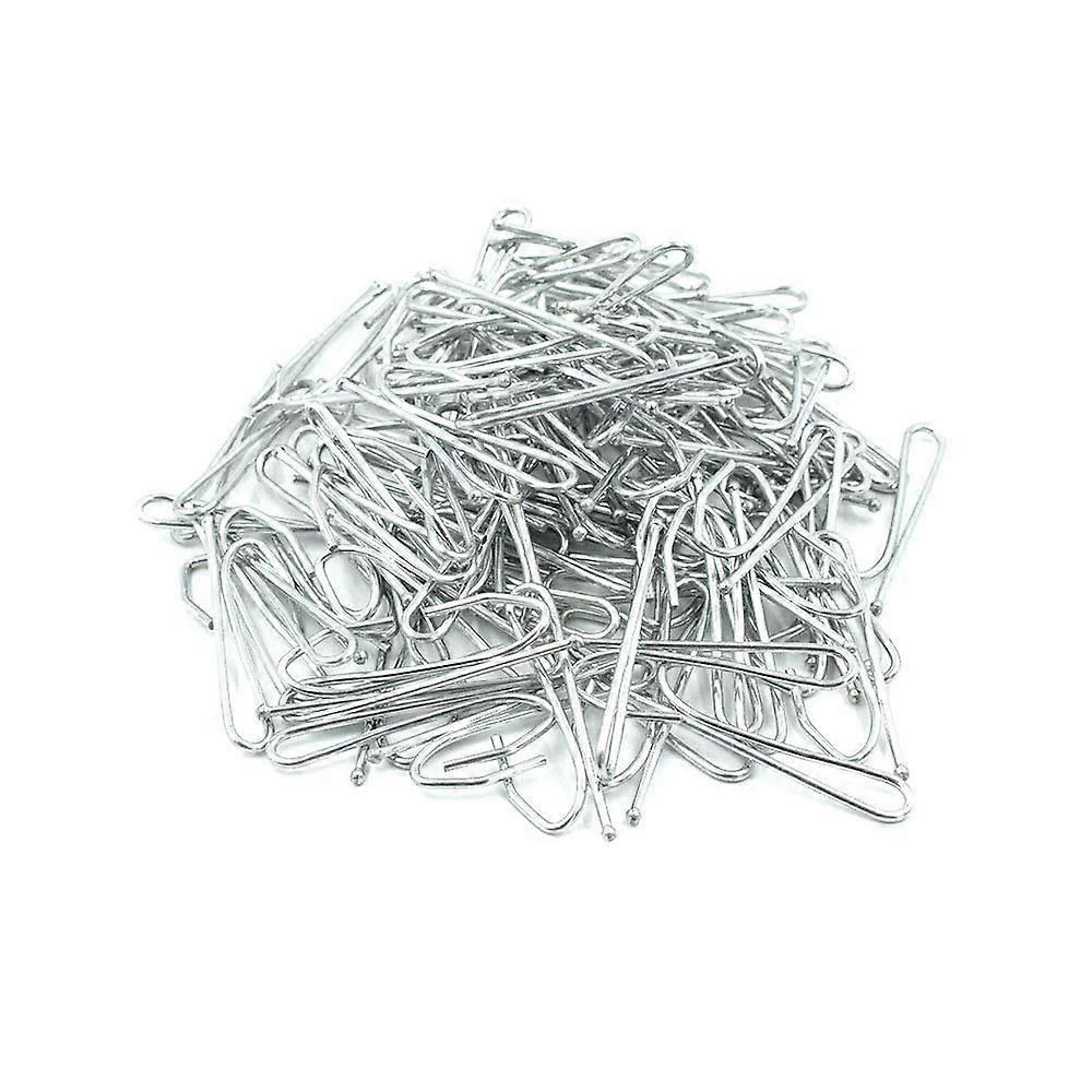 Generated product title: 100 Pcs Metal Single Prongs Pinch Pleat Curtain Hooks for Drapes
