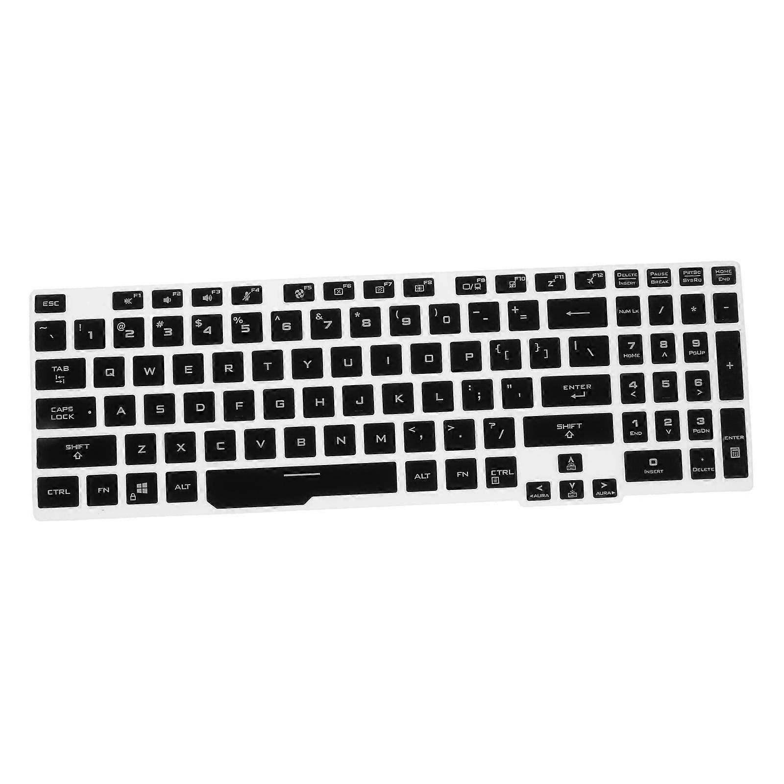 Keyboard Cover Thin Universal Silicone Waterproof Keyboard Skin for Fa706Iu