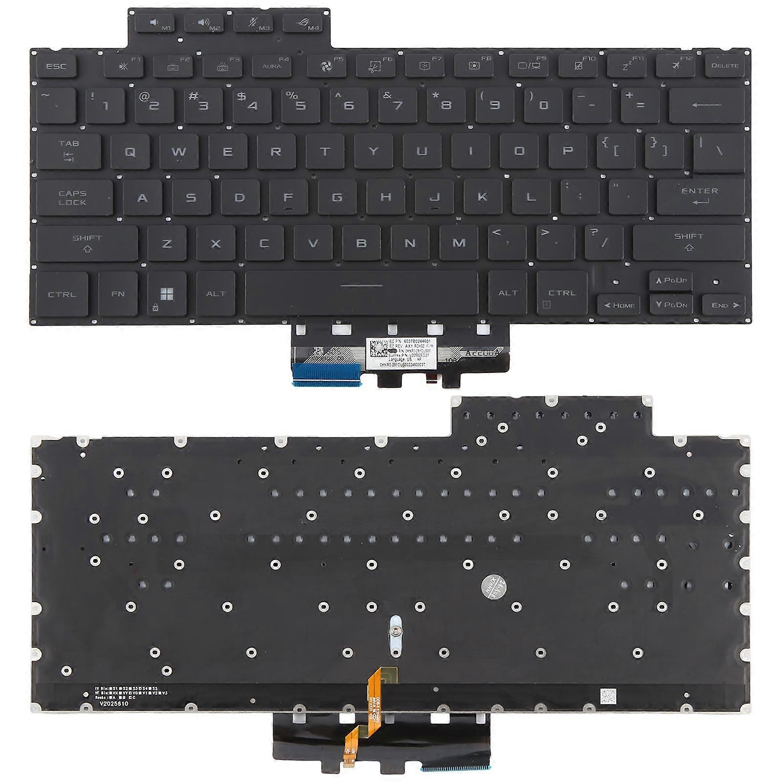 US Version Backlit Laptop Keyboard for Asus ROG Zephyrus G14 GA402R GA402RJ GA402RK GA402RU GA402X GA402X