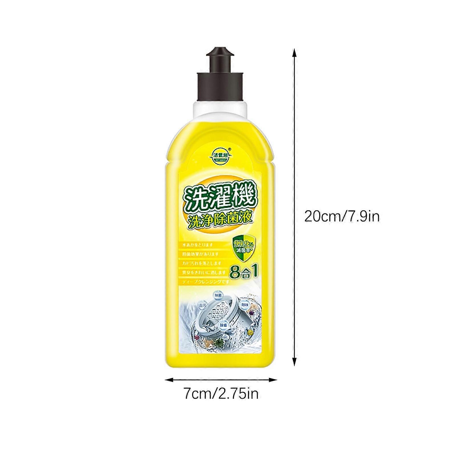 Čištění pračky Tekutý čistič nádrže pračky Lemon Bubnový čistič kol Čistič pračky Strong Power GreaseClean