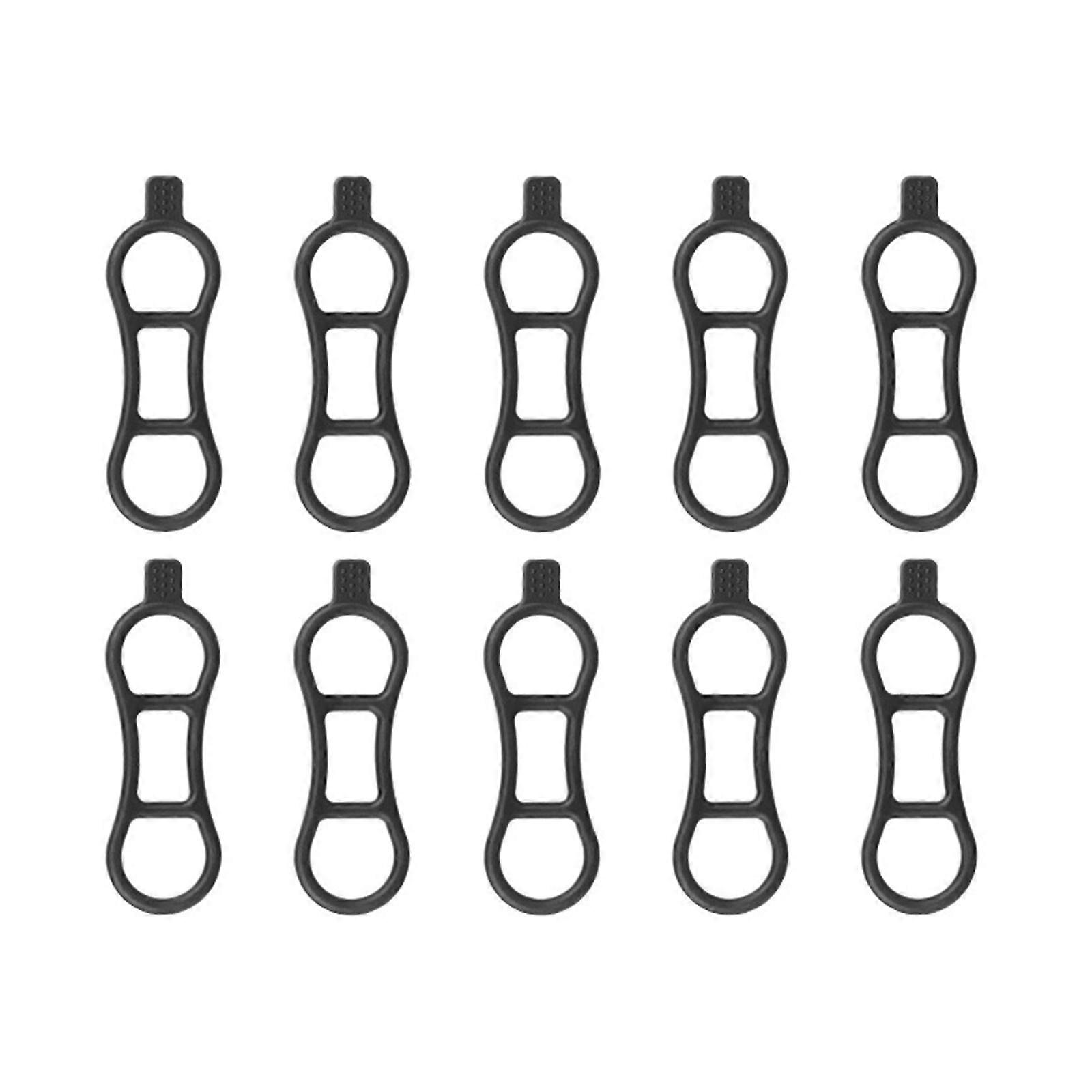 Silicones Elastics Strap Bandages Set Bike Lamp Holde Strap Replacement Strap for Road and Mountain Bikes