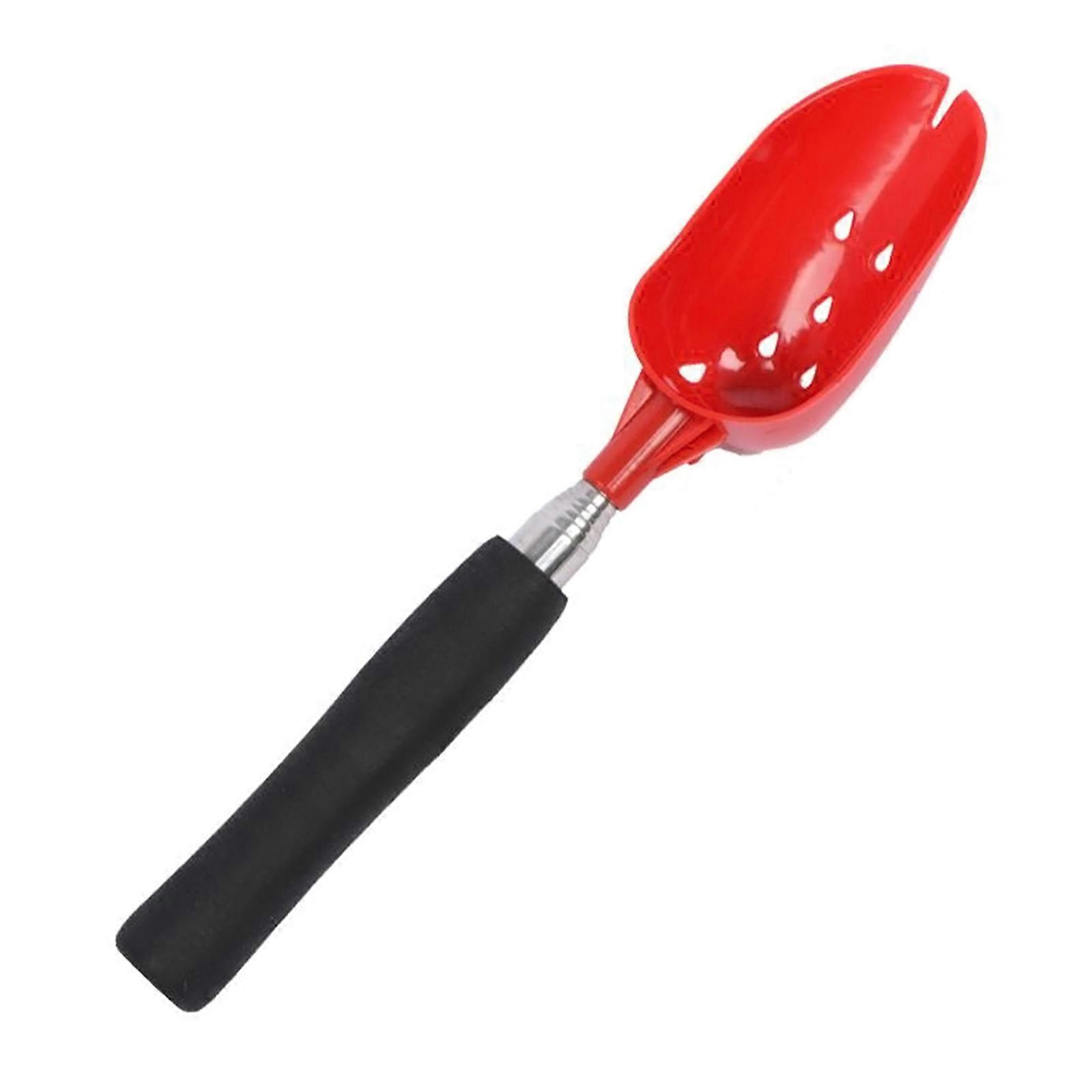 Teleskopköder Schaufel Angeln Köder Wurfblinker Karpfen Angelköder Löffel Wurfköder Blinker Angelgerät Rot