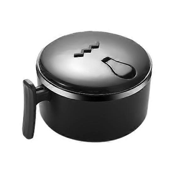 1000ML Drainage Hole Food Container Anti-scalding Handle Design Useful Instant Noodle Bowl with Lid And Chopsticks