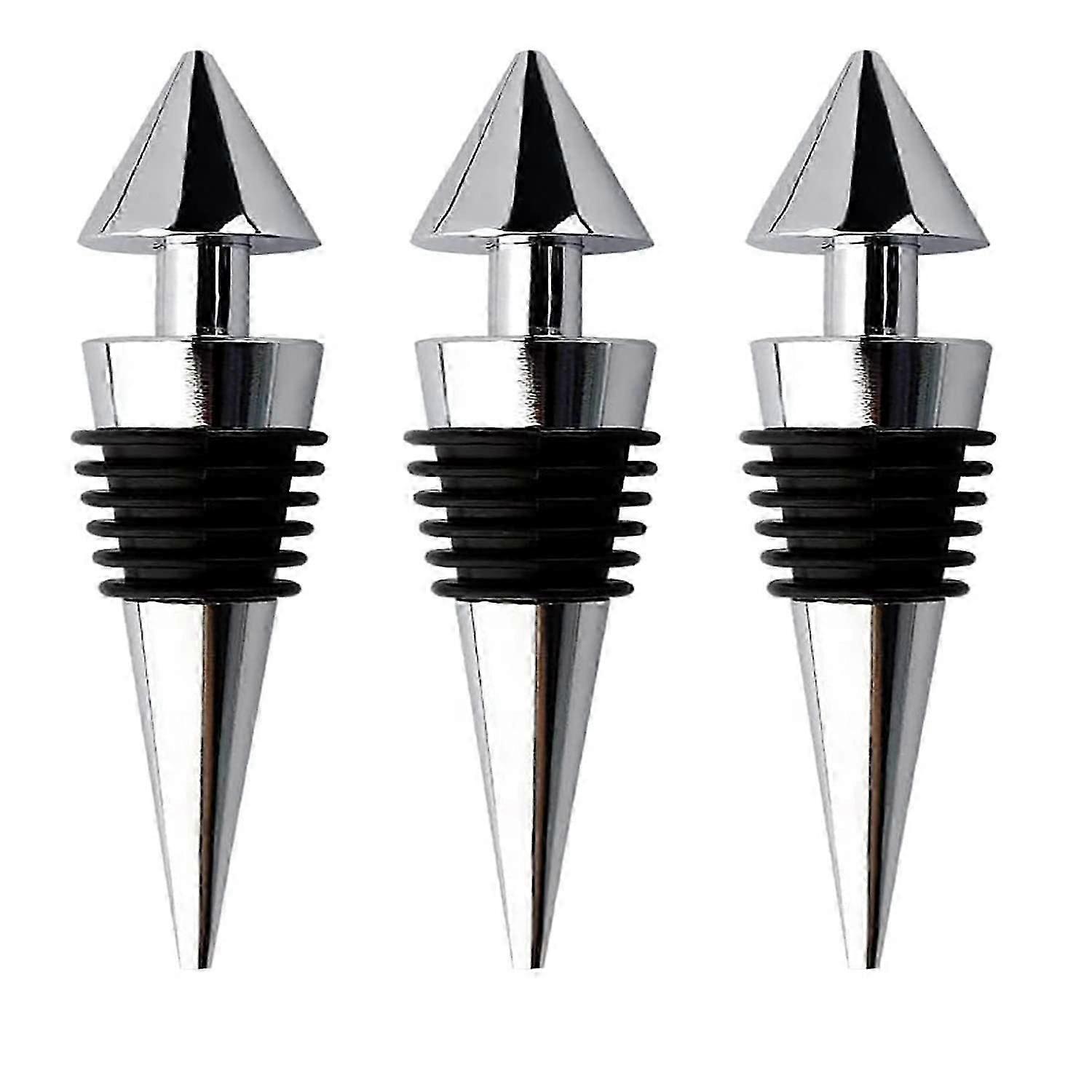 3 PCS Bottle Stopper for Wine Champagne Beer Collection