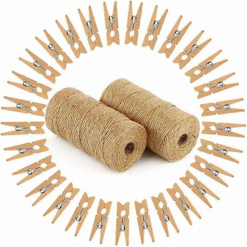 Industrial Packing Materials Jute Twine, Gift Wrapping Hemp Twine String For Heavy Duty Projects, Natural Thin Ribbon 200 Pieces Mini Colored,