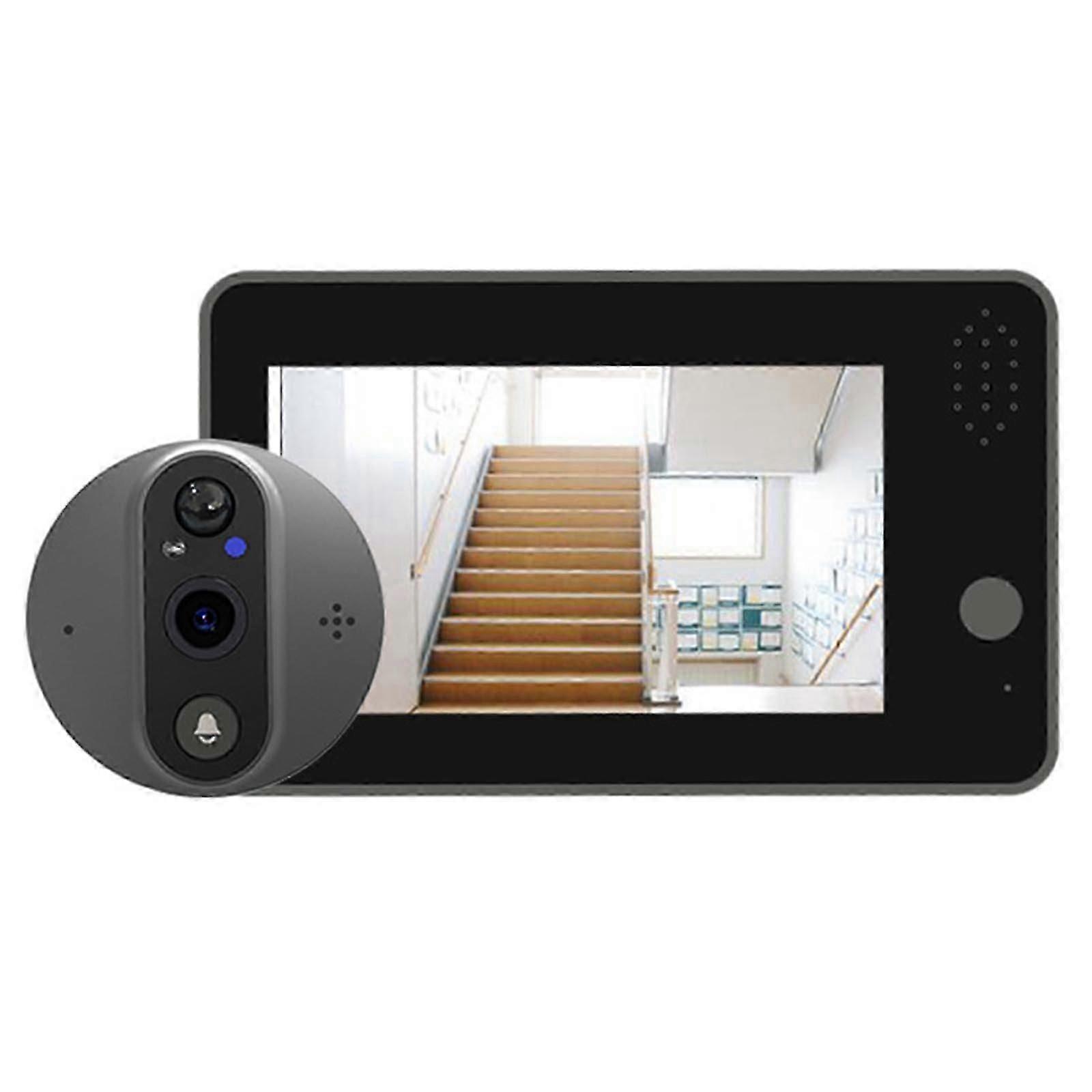 Wireless Video Door Phone Doorbell Intercom System Infrared PIR Monitor Camera FP