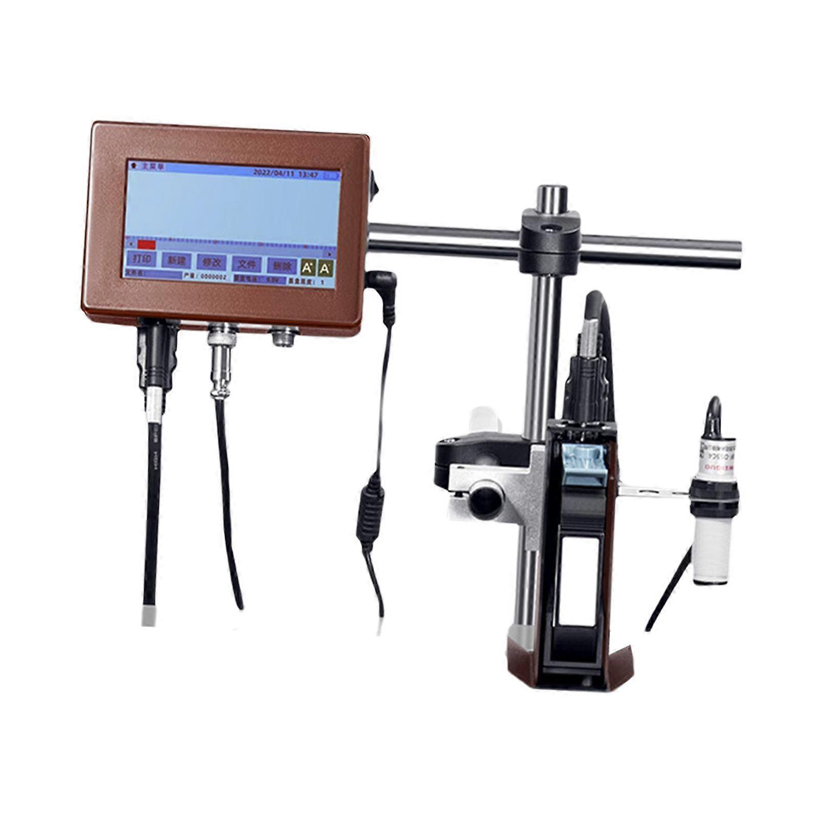 Thermal Inkjet Printer Date Coding Machine Printing Height Adjusted from 2