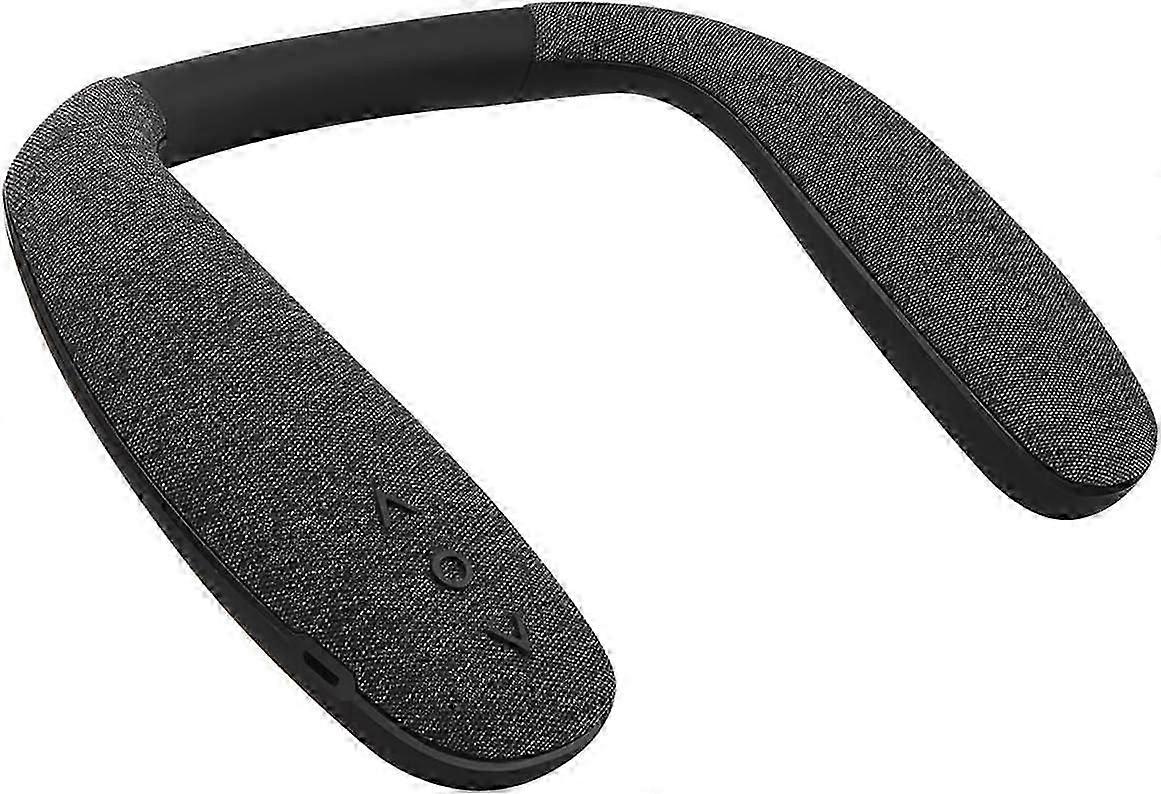 Bluetooth Neck Speaker, Black Complementary Speaker, Audio Portable Wireless Speaker, 10 Hours Playt