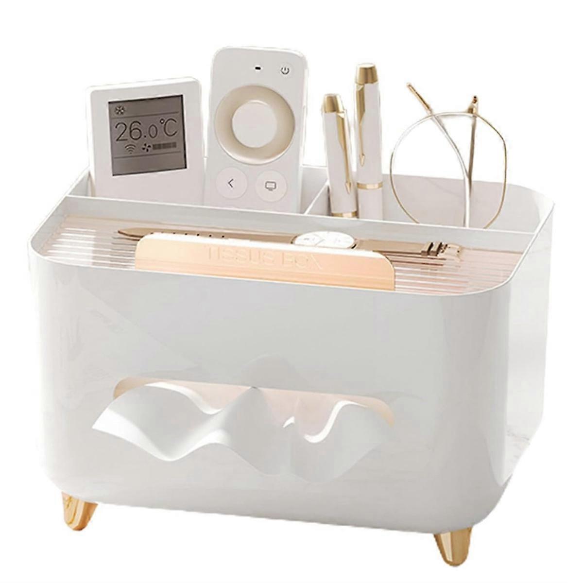 Modern Tissue Dispenser, Tissue Cover Nightstand Organizer,B