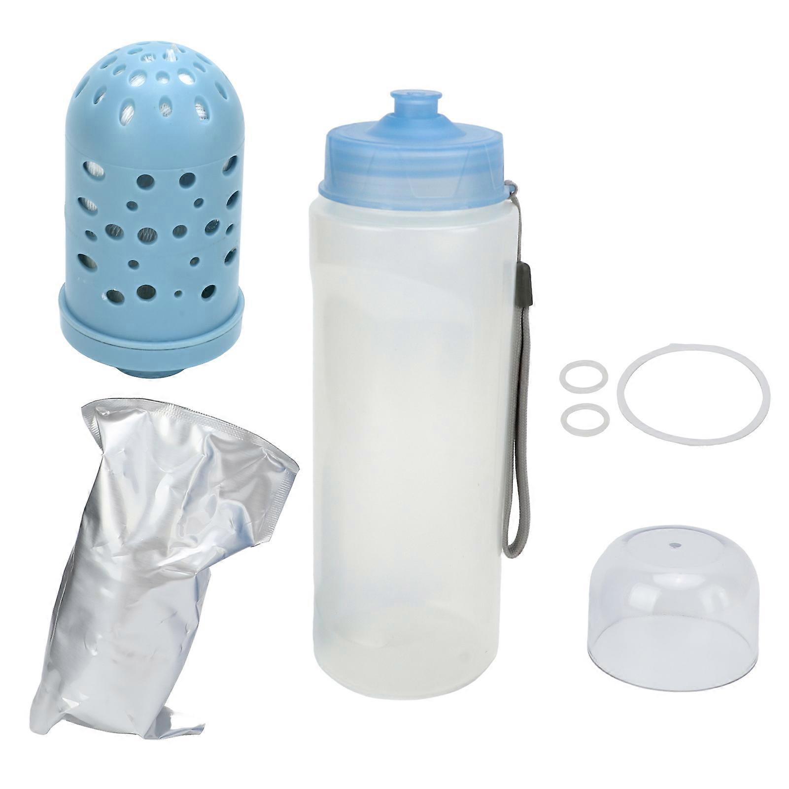 Nimomo Outdoor Water Filter Bottle Portable Filtered Water Bottle for Travel Hiking Backpacking Camping 750ml, White