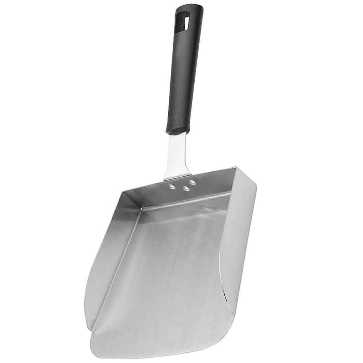 Multi-Function Food Shovel for Kitchen Griddle, Stainless Steel Spatula, Large Size, Versatile Cooking Tool