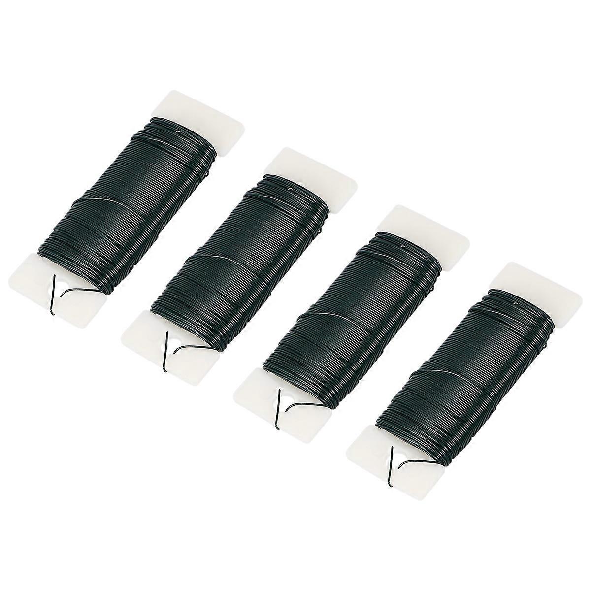 4Pack Floral Wire Flexible Paddle Wire Florist Green Wire