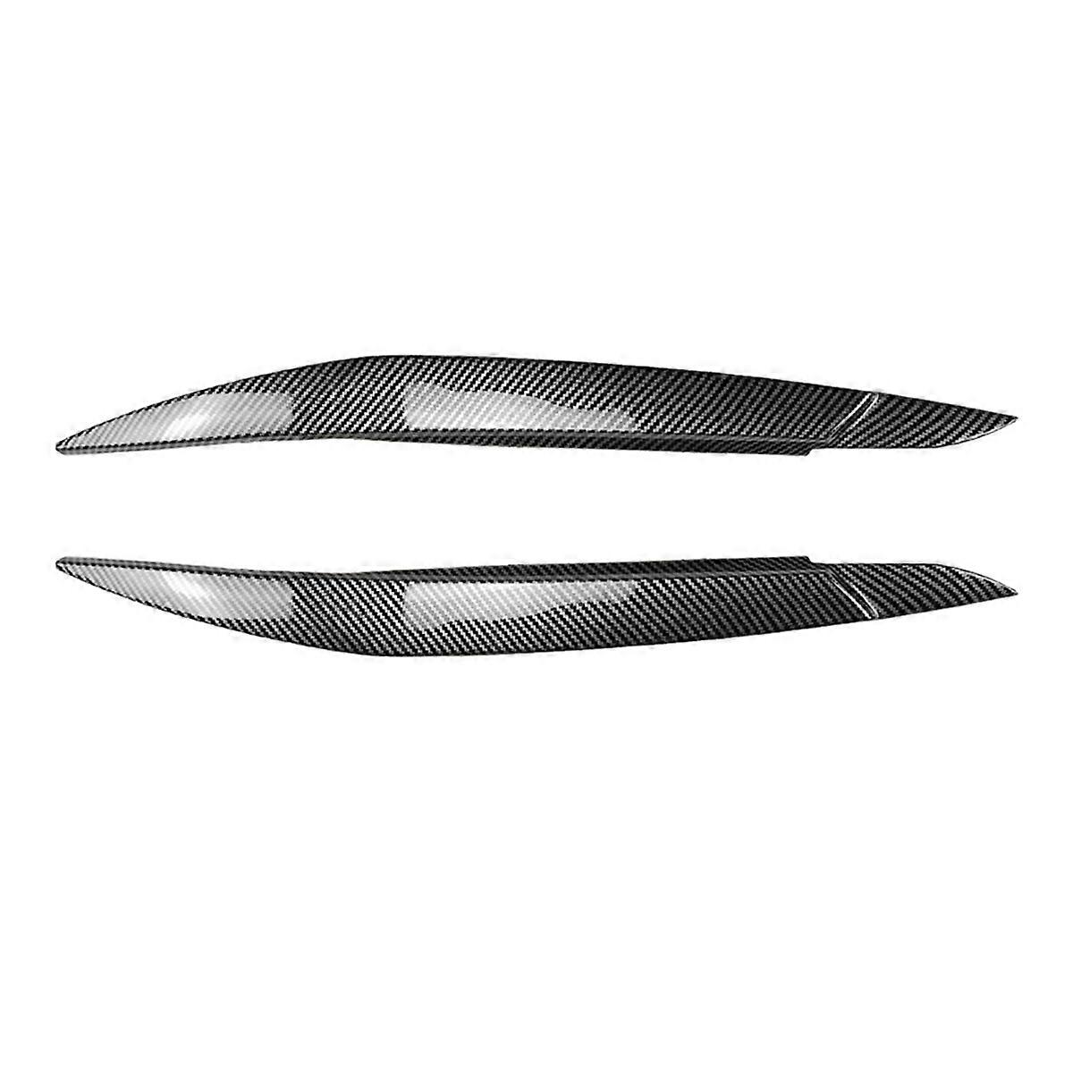 Car Headlight Lamp Eyebrows Cover Trim for BMW X6 E71 2008-2014 Car Headlight Eyelids Lids