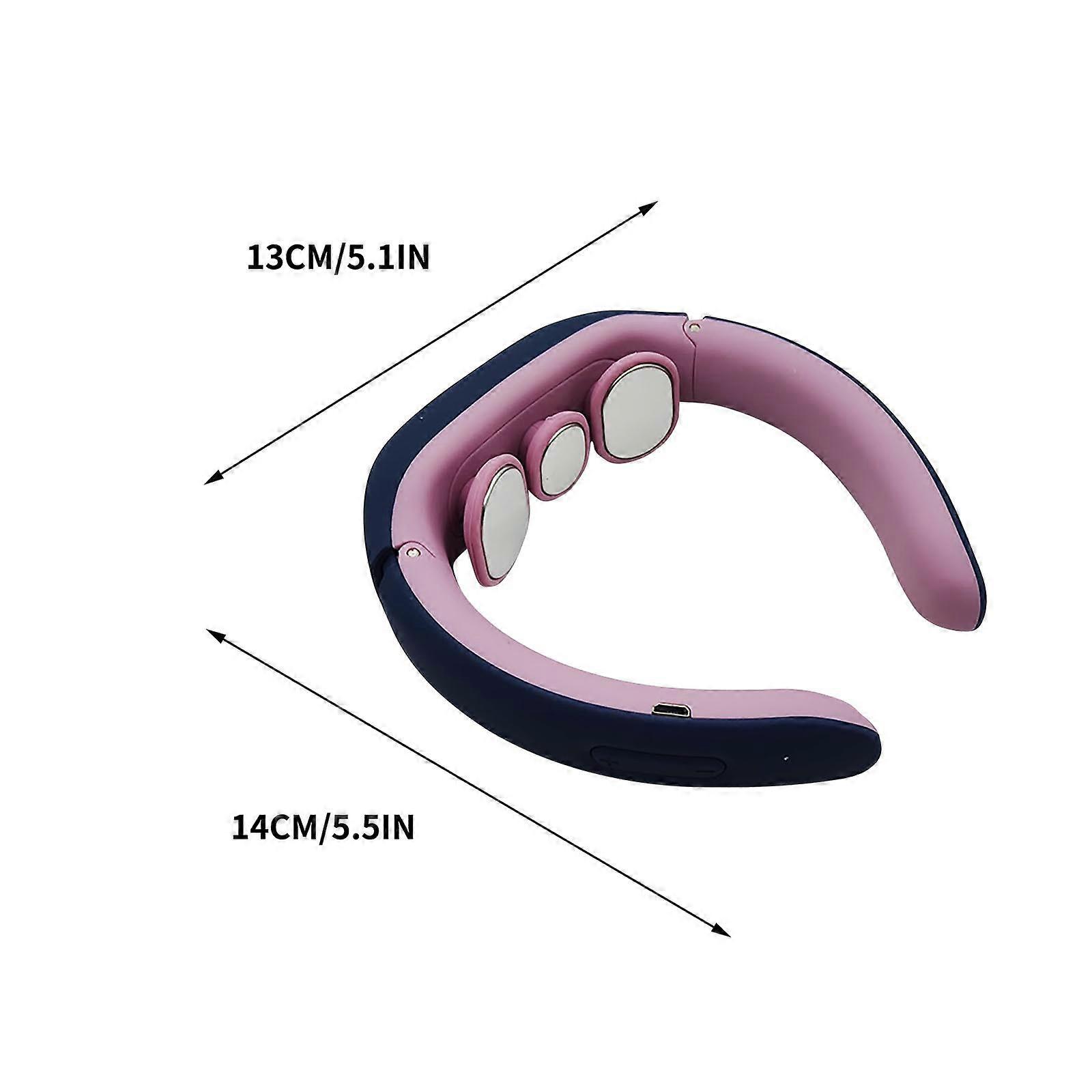 Three-headed Intelligent Cervical Spine Pulses Shoulder And Neck Multi-functional Charging Neck Protection Device pw221