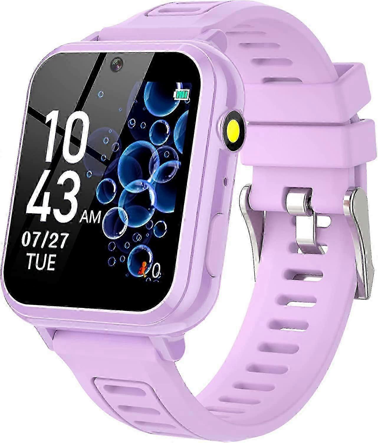 Montre intelligente pour les enfants garçons, Enfants Smart Watch Garçons avec 24 jeux réveil calendrier caméra lecteur de musique affichage de l’heure vidéo et enregistrement audio, jouets