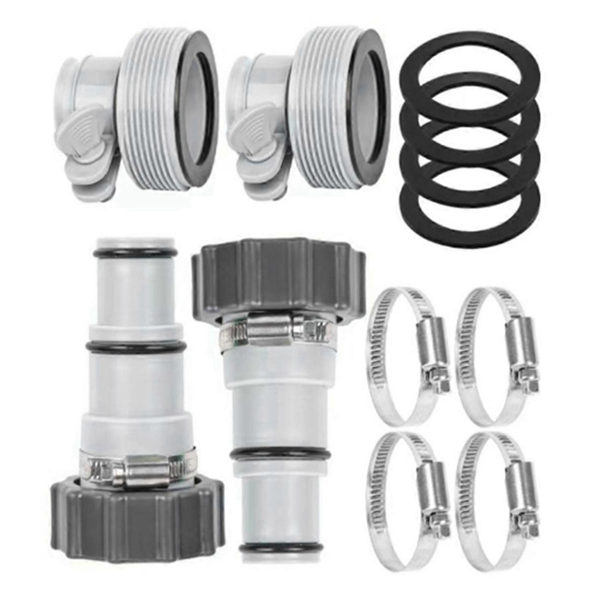 Pool Hose Adapter for Fit Threaded Pump Replacement Hose