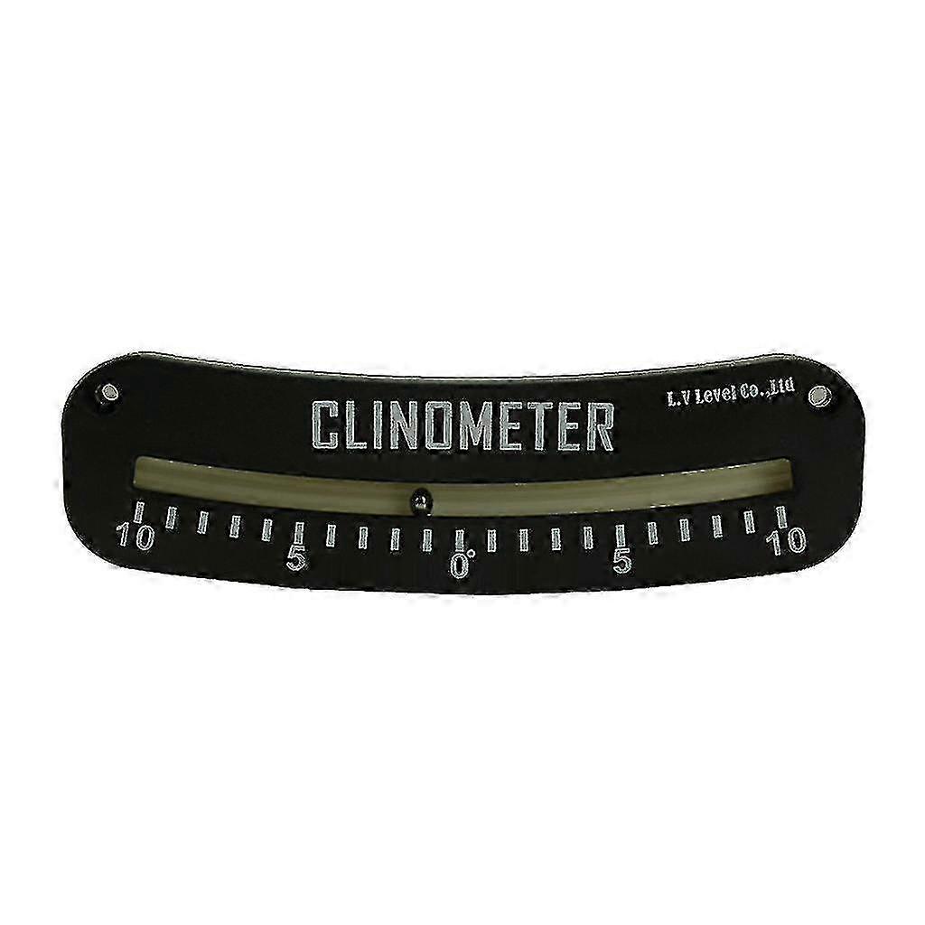 Marine-Grade Shatter-Proof 10° Inclinometer Angle Gauge for Boats