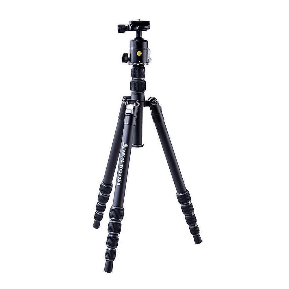 TB235AB Compact Aluminum Travel Tripod with 360-Degree Ball Head for DSLR Cameras and Smartphones