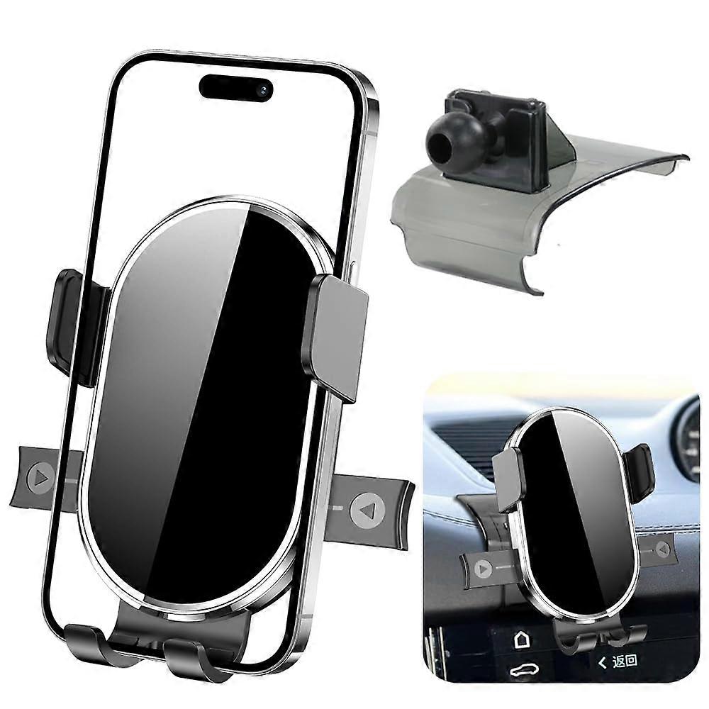 Car Phone Holder for Porsche Macan 2015-2025 and Cayenne 2019-2023, Dashboard Navigation Mount, Interior Accessory