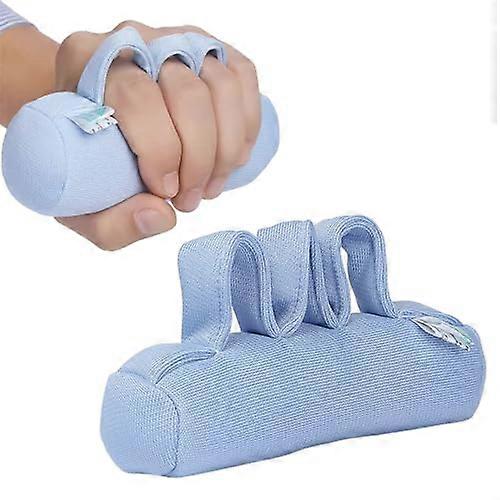 Finger Contracture Cushion for Stroke Patients - Soft Support to Prevent Pressure Ulcers, Promote Blood Circulation (Blue)