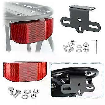 Bicycle Rear Light Stand Bracket L-Shaped Bike Front Rear Reflector Kit Aluminum Bracket Cycling Accessories for Night Cycling