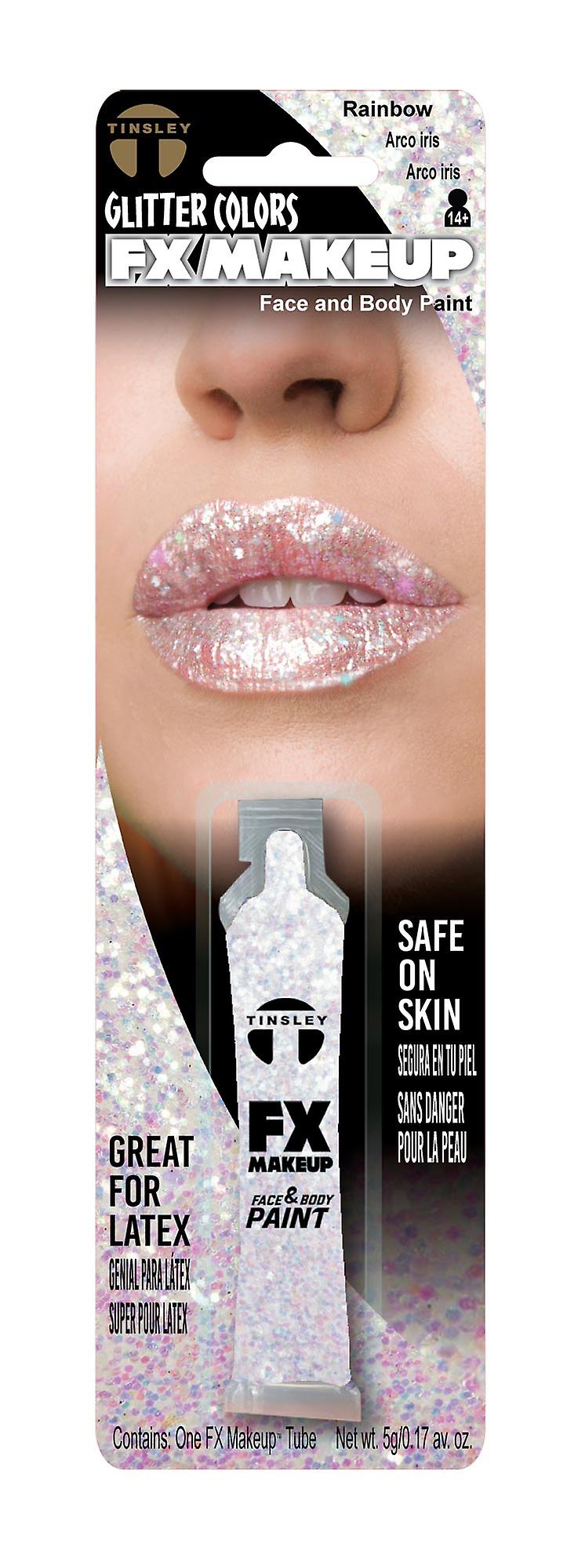 Glitter Rainbow Makeup Face Bo