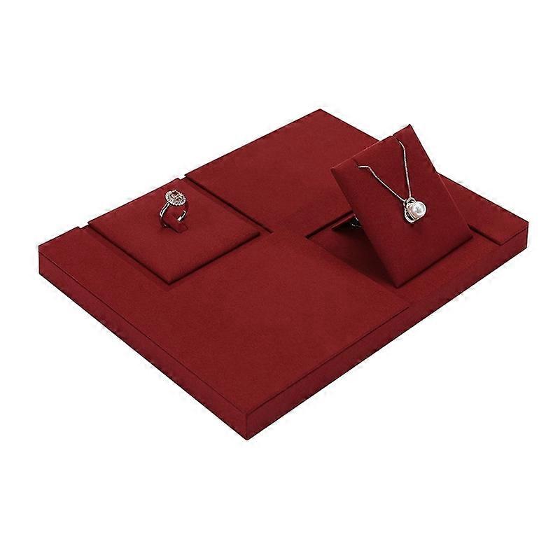 Schmuck Display Rack Mikrofaser Schmuck Counter Display Requisiten
