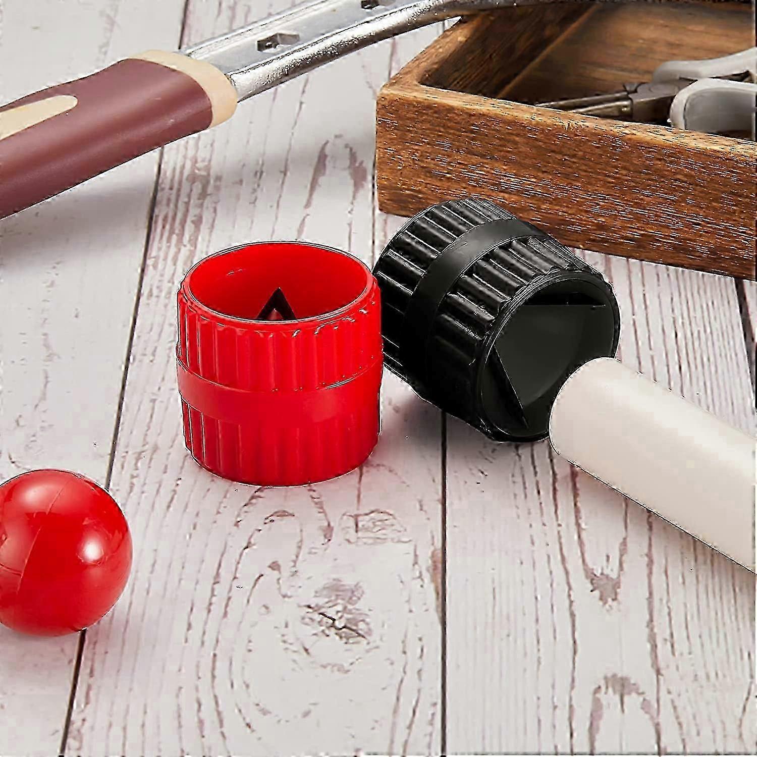 2 Pcs Inner and Outer Reamer Pipes and Pipe Deburring Reamer Pipe Chamfering Tools Suitable for PVC Edition c