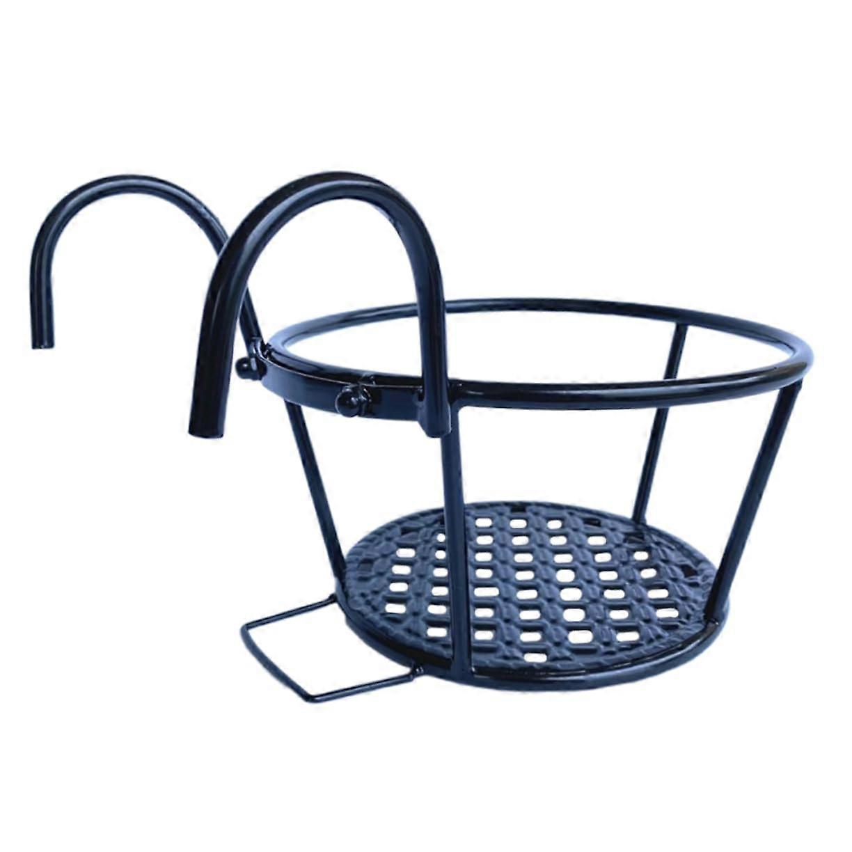 Flowerpot Bracket Outdoor Railing Planter For Hanging Planter Shelf