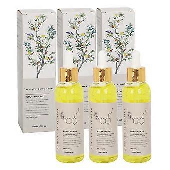 3pcs 100ml huile de croissance des cheveux réduire la rugosité huile essentielle hydratante épaississante pour tous les types de cheveux