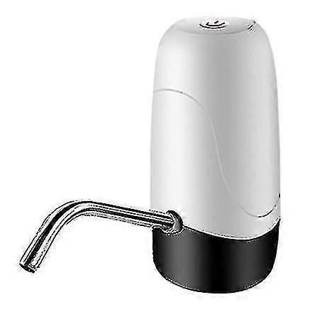 Electric Drinking Water Pump USB Rechargeable Automatic Dispenser Water BottleWhite
