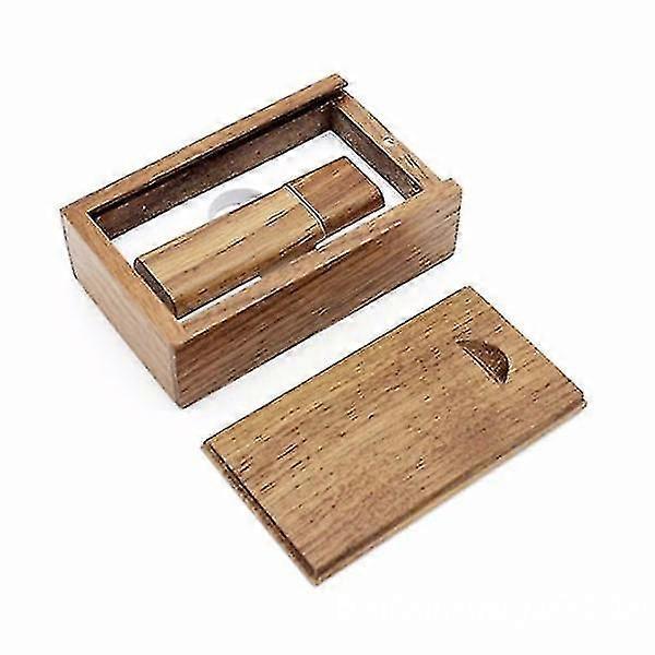 Licht Holz 32gb-Holz begehrt Mini U Disk USB Flash Drive Memory Stick Pendrive Geschenkbox