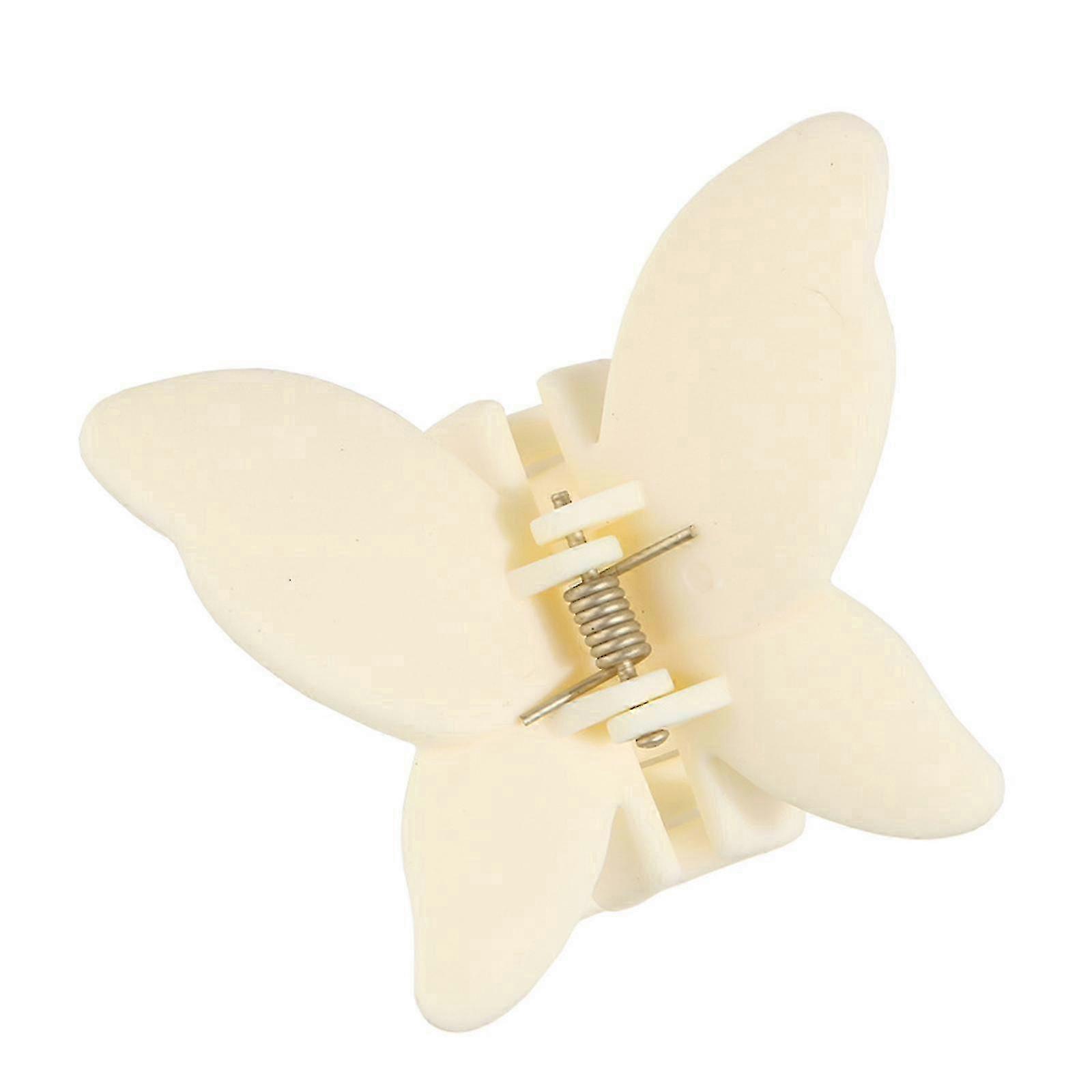 Agrafe de păr fluture JiaWei pentru fete, Agrafe de păr Agrafe cu gheare fluture, Agrafe de păr cu maxilar mat pentru femei Păr subțire și mediu Accesorii de păr drăguț 9QK