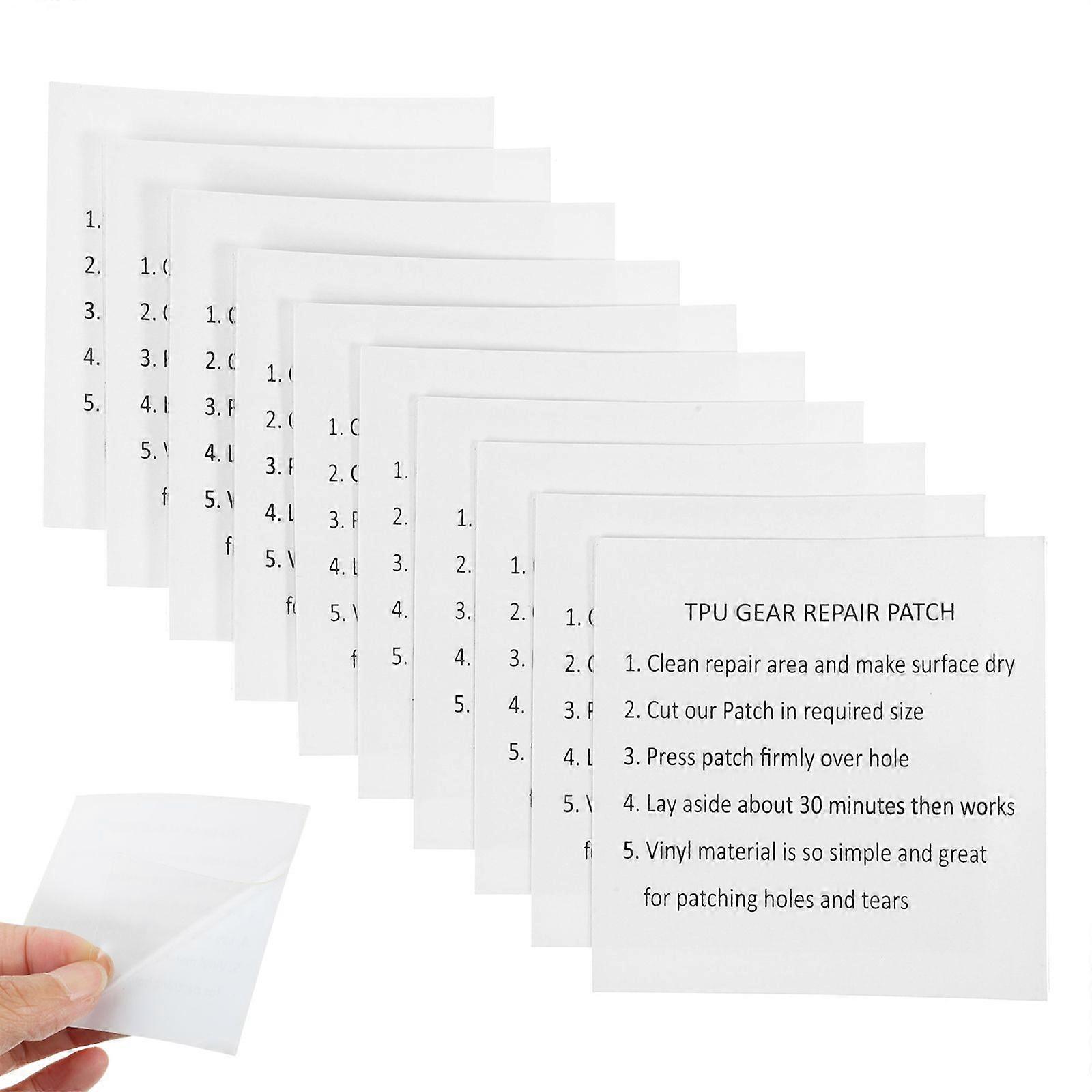 10PCS Self-Adhesive Pool Repair Patches Plastic Repair Patch Pool Patches Swim Ring Patches