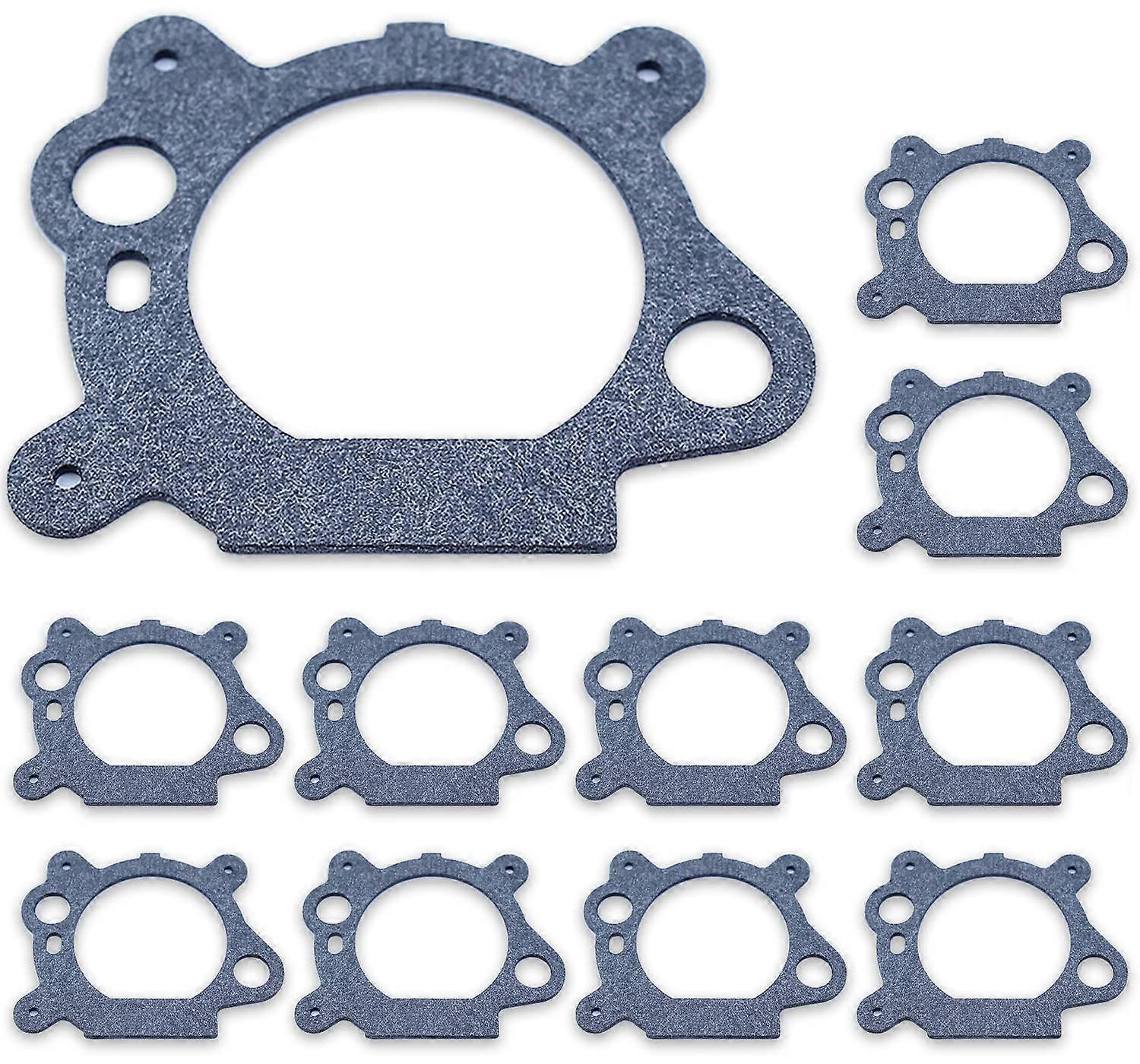 10 Pieces Carburetor Gaskets for Replacement Part Air Filter Gasket Compatible with Series Engines