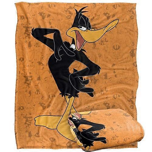 Looney Tunes Character Collage Daffy Blanket
