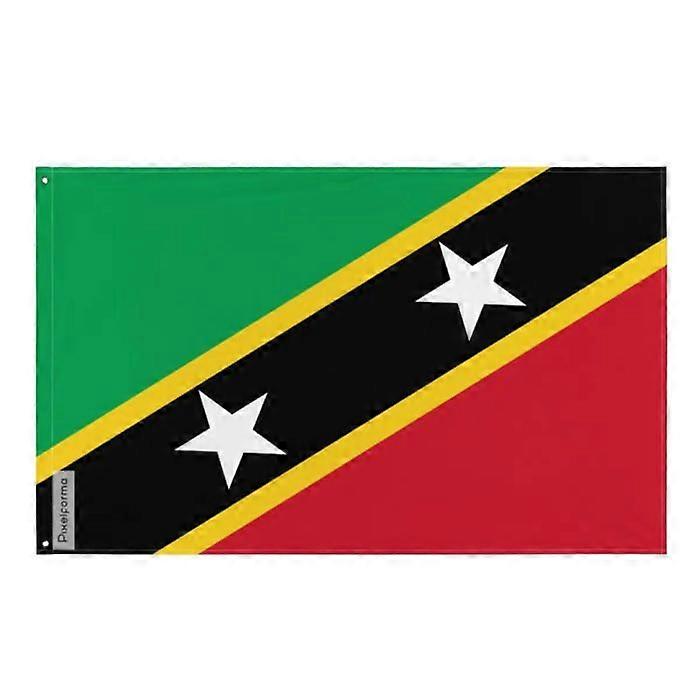 Flag of Saint Kitts and Nevis – 96 x 144 cm – Polyester – Metal eyelets – Resistant