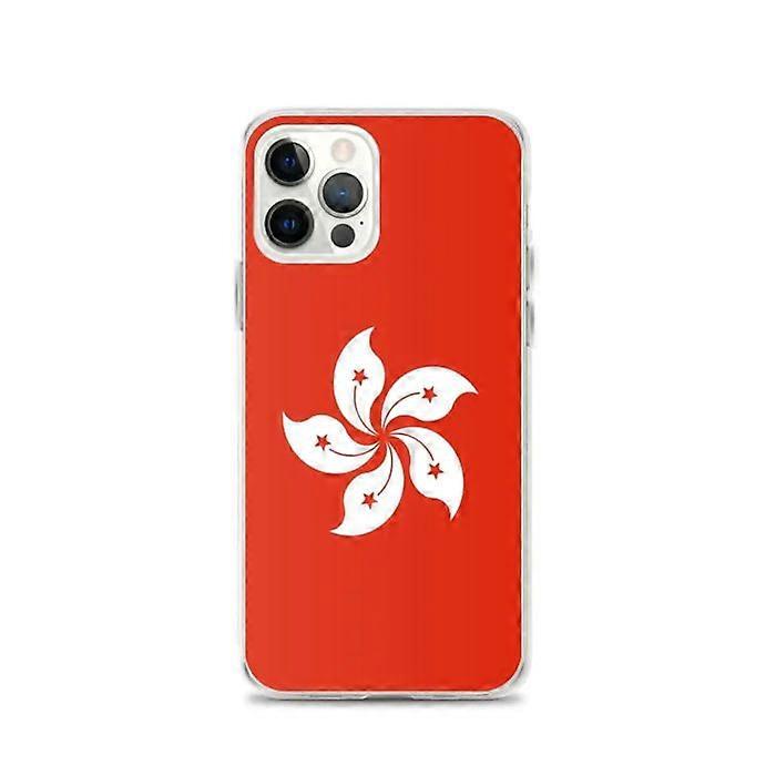 Phone Case - PIXELFORMA - Hong Kong Flag - Compatible with iPhone 12 Pro - Flexible - Shockproof