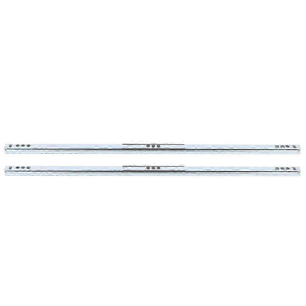 2Pcs/Set 450x17mm Drawer Steel Ball Slide Rail Hardware Accessory for Cabinet Closets