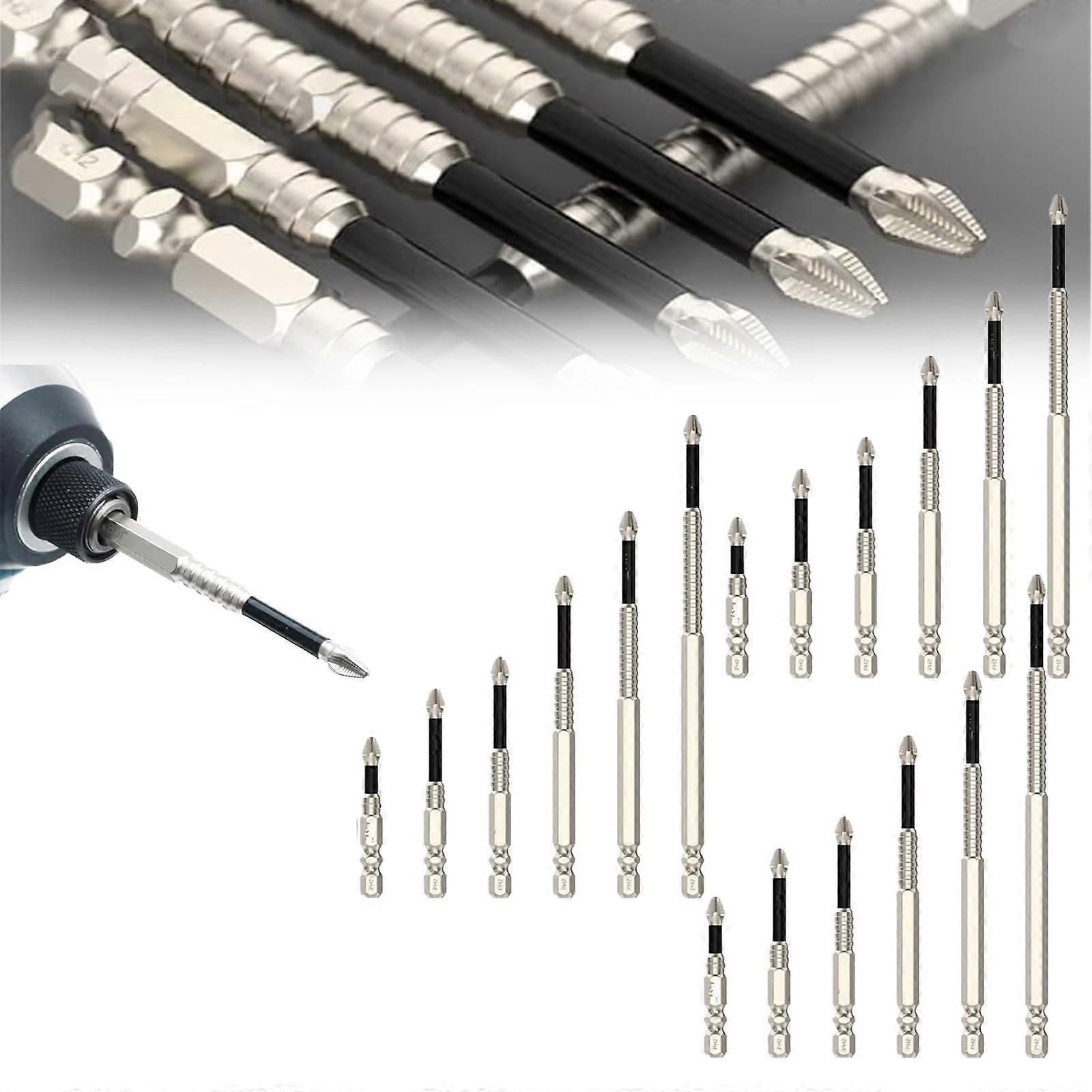 Practiqustin HighMagnetic Screwdriver Drill Set, Bit Lifesparking Drill Bits