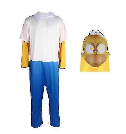 シンプソンコスチュームジャンプスーツリサマージホーマーとマージコスプレ誕生日パーティー仮装ハロウィーン大人子供