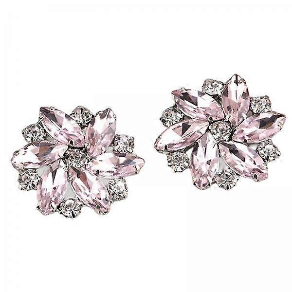 Gelin Ayakkabısı ve Aksesuarları için 3x Işıltılı Ayakkabı Süslemeleri