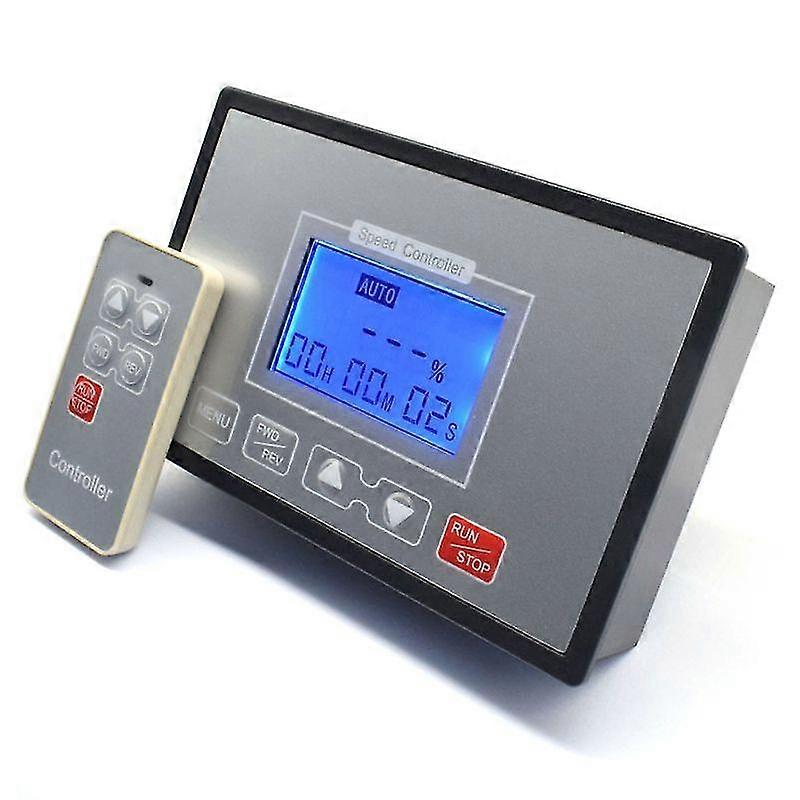 Lcd Smart Digital Display 0~100% Adjustable 60a Pwm Dc10-55 V Motor Speed Controller Timing Reversible