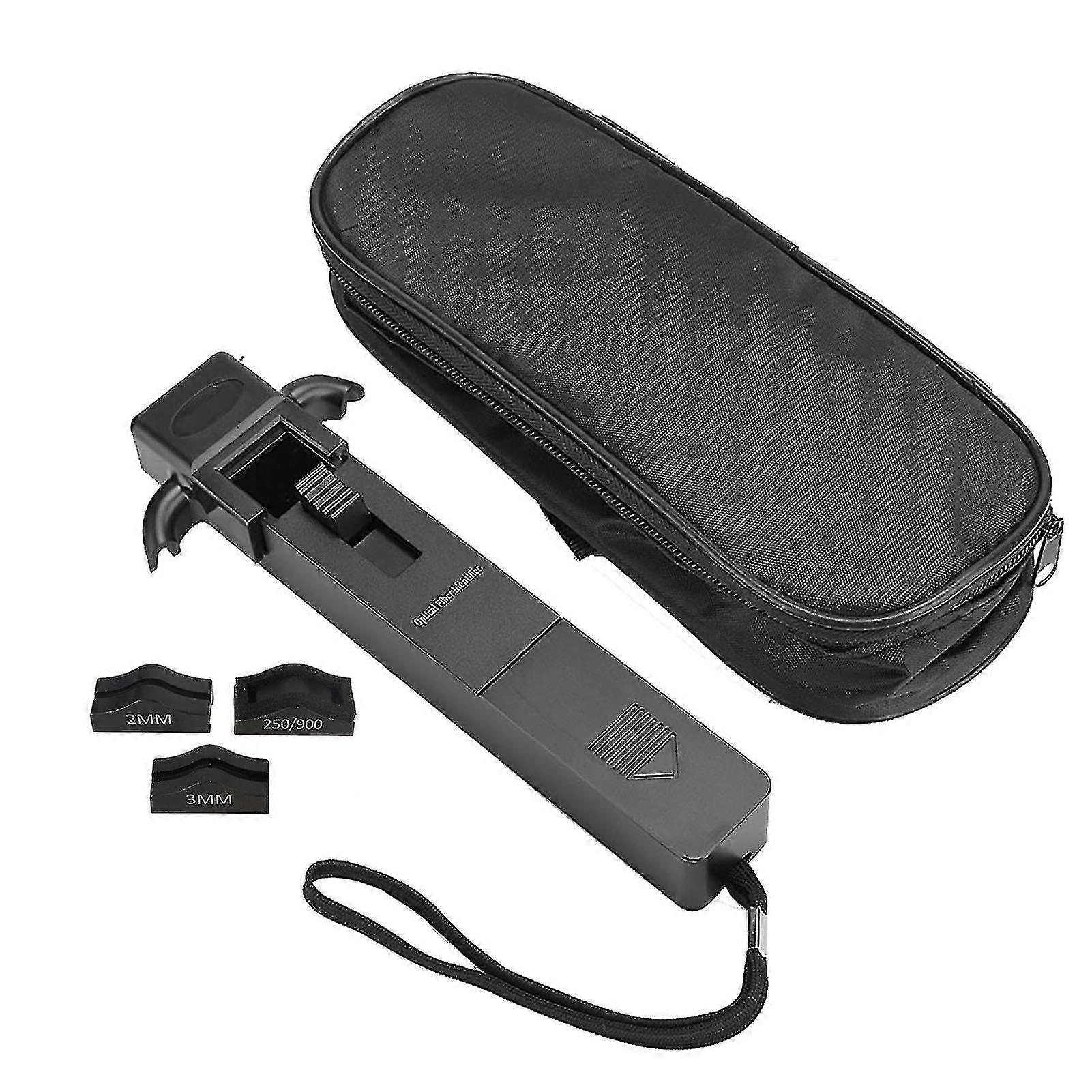 High Precision Optical Fiber Identifier Live Fiber Detector With 3 Adapters