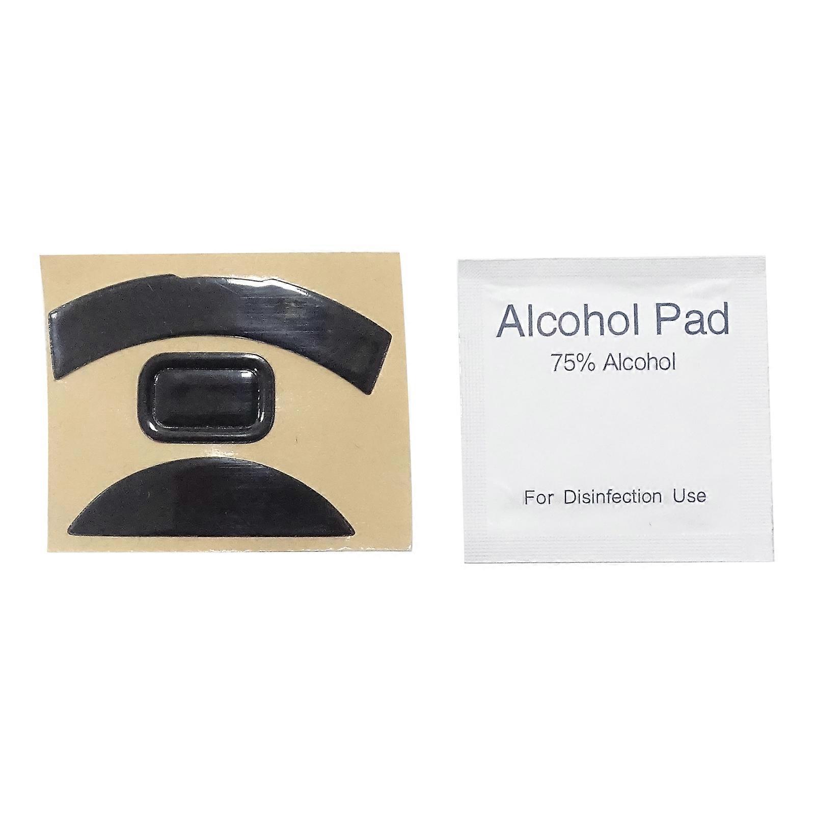 1Set Mouse Feet Mouse Skates Stickers Pad Rounded Glides Curved Edges Feet Replacement for  Deathadder Elite Mouse Multicolor