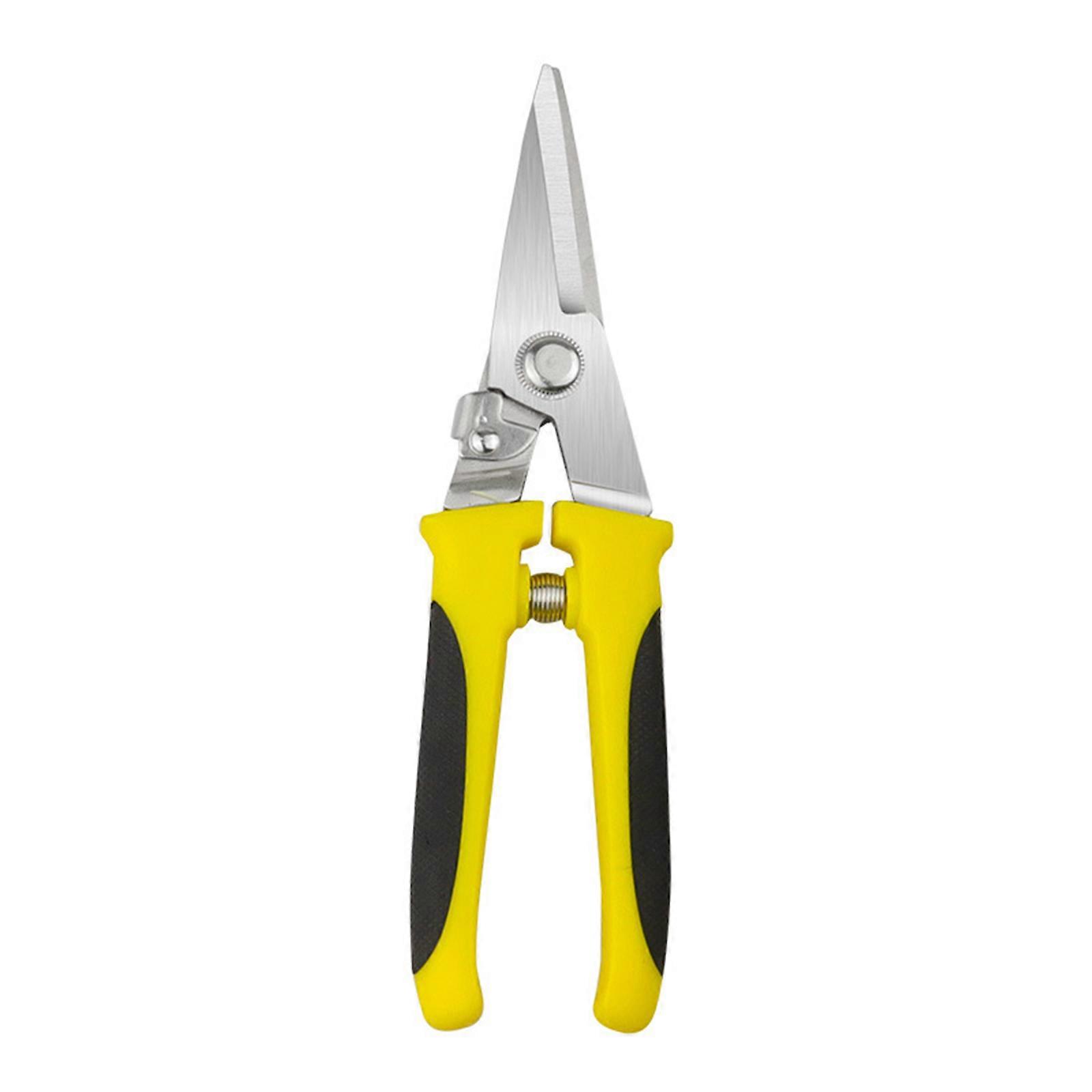Multipurpose PVC Electrical Scissors Wire Cutter Shears with Sharpness Cutting Edges, for Wire Snipping Various Setting
