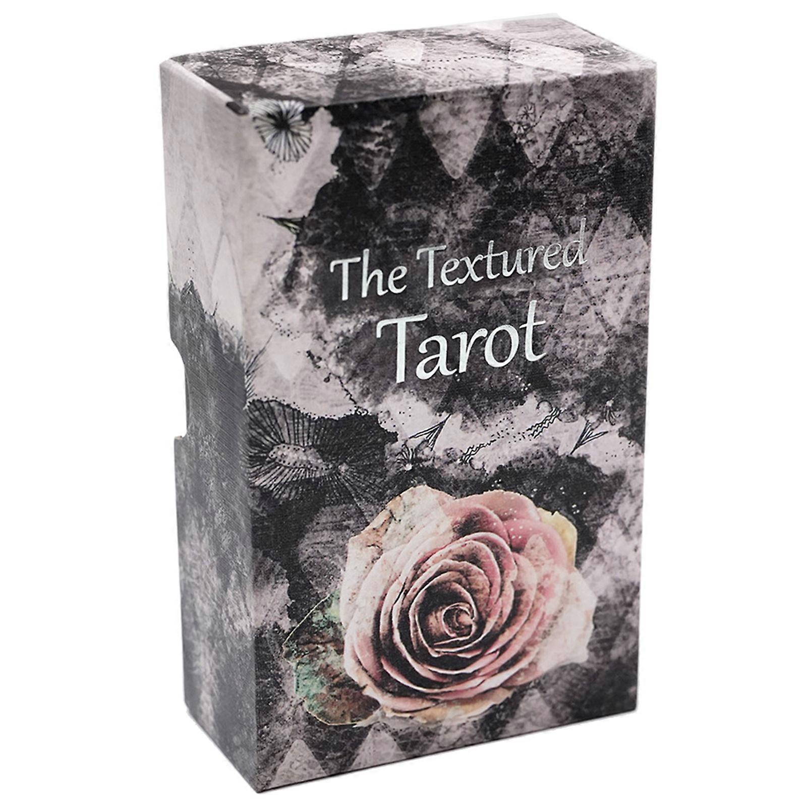 The Textured Divination Board Game Tarots 78 Cards Deck Full English Mysterious Edition Astrologys Party Oracles Cards